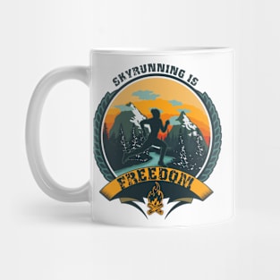 SKYRUNNING IS FREEDOM Mug